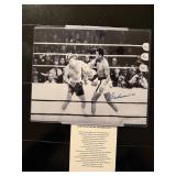 MOHAMMED ALI, 8 X 10 SIGNED PHOTOGRAPH