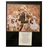 TOM BRADY 8 X 10 SIGNED PHOTOGRAPH