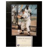 MICKEY MANTLE 8 X 10 SIGNED PHOTOGRAPH