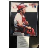 JOHNNY BENCH 8 X 10 SIGNED PHOTO
