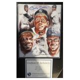 WILLIE MAYS, DUKE, SNIDER, MICKEY MANTLE, 8 X 10