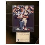 TED WILLIAMS 8 X 10 SIGNED PHOTOGRAPH