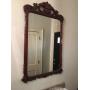 Wooden carved mirror