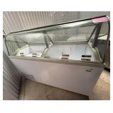 CURVED GLASS ICE CREAM DIPPING CABINET