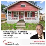 Perfect Project - Profitable Returns 2 Bedrooms - 1 Bath - 2 Car Garage.