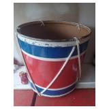 Coffre à jouet en forme de tambour