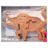 Casse-tête du lion avec les constellation en...