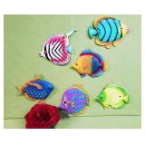 Poissons en résine