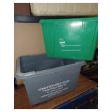 2 Bacs de recyclage
