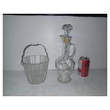 Carafon et seau à glace