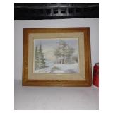 Peinture signée 13'' x 15''