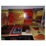 8 Disques vinyle 33 tours militaire