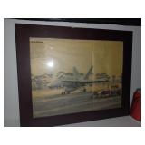 Cadre F1 contre avion