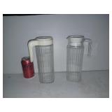 2 Pichets en verre