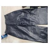 Pantalon en cuir bleue Gr. 8