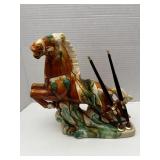 Cheval porte-crayons vintage