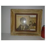 Cadre vitré caricature