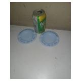 2 Cendrier de porcelaine