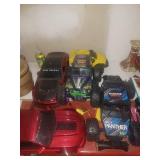 Autos téléguidées et manettes non testées