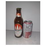 Bouteille vide avec bouchon