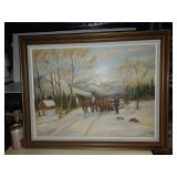 Peinture signée 23'' x 29''