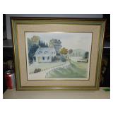 Peinture signée 19'' x 22''