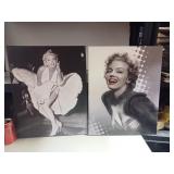 2 Toiles Marilyn 15'' x 19'' chaque