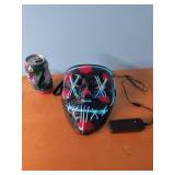 Masque lumineux style La Purge fonctionnel