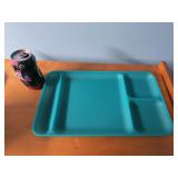 Plateau repas Tupperware bleu