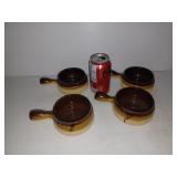 4 Bols pour soupe à l'oignon