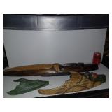 3 Masques tribal en bois