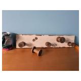 Porte manteau bobine de fil vintage à réparer