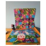 4 Napperons de Pques neuf