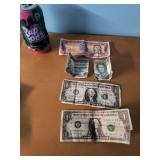 4 Billets de Banque usés