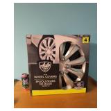 Ensemble de 4 enjoliveurs 14'' argent neuf