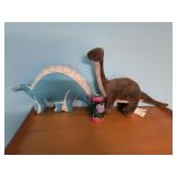 2 Peluches dinosaure propre