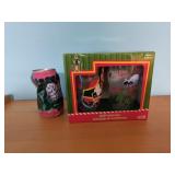 Ensemble 2 verres en vitre Elf 16 OZ neuf