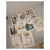 Lot de pubs 5'' x 7'' originales