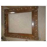 Cadrage en bois , ornï¿½ de fer ï¿½ cheval 20'' x 30''