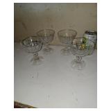 4 Coupes ï¿½ dessert en verre