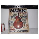 Affiche en mï¿½tal 13'' x 16''