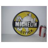 Affiche en métal réversible