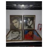 4 Cadres Elvis 8'' x 10''