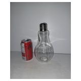 Bouteille en forme d'ampoule