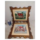 2 Cadres petits points