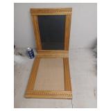 2 Cadres vitrés 14'' x 18'' chaque