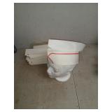 Lot de chapeau de cuisinier de cantine