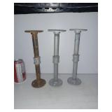 3 Supports en mï¿½tal