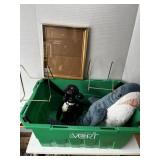 Lot divers avec bac vert