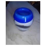 Vase en verre souflé, lourd